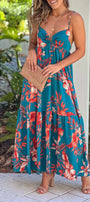 Tropical Maxi Dress Florida Girl Fashion Boutique