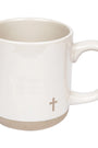 Cross Stoneware Coffee Mug Sweet Water Decor