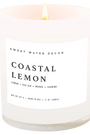 Coastal Lemon 11 oz Soy Candle Sweet Water Decor
