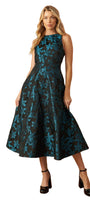 Textured Woven Midi Dress FLYING TOMATO