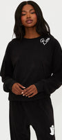 Beach Riot Devyn Sweatshirt Boo Black Florida Girl Fashion Boutique