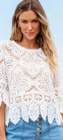 Boho Crochet Top Florida Girl Fashion Boutique