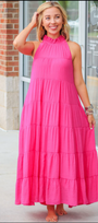Rose Frilled Maxi Florida Girl Fashion Boutique
