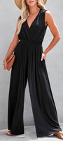 Deep V Neck Jumpsuit Florida Girl Fashion Boutique