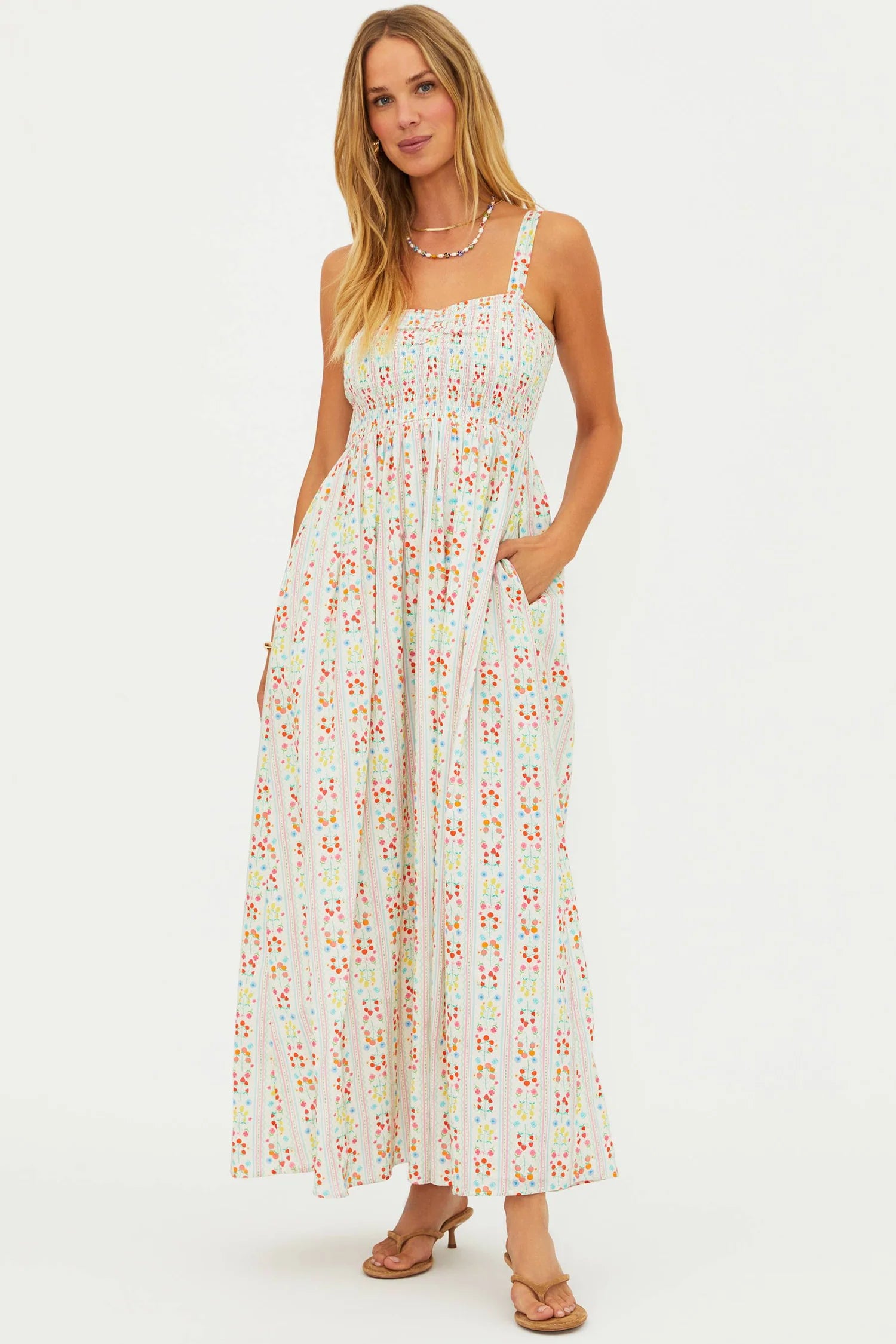 Beach Riot Cari Dress Fruit Blooms – Florida Girl Fashion Boutique