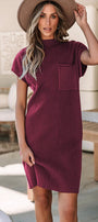 Ribbed Knit Sweater Dress Florida Girl Fashion Boutique