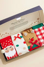 Christmas Fuzzy Socks Assorted Pack of 4 Frem