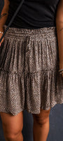 Frilled Leopard Skirt Florida Girl Fashion Boutique