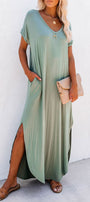 Side Split T-Shirt Dress Florida Girl Fashion Boutique