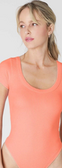 Nikibiki Short Sleeve Scoop Neck Bodysuit Florida Girl Fashion Boutique