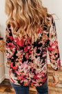 Multicolor Floral Print Blouse Florida Girl Fashion Boutique