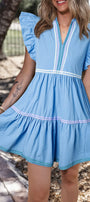 Ric Rac Colorblock Dress Florida Girl Fashion Boutique