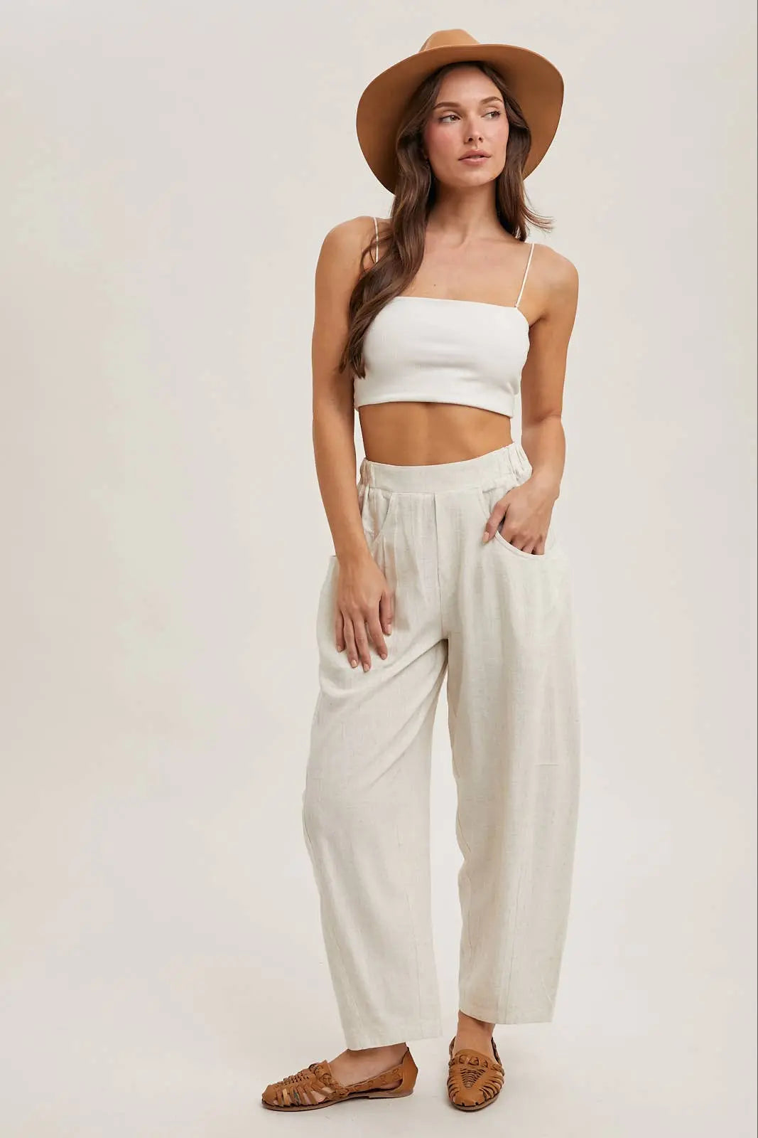Relaxed Barrel Pants Bluivy