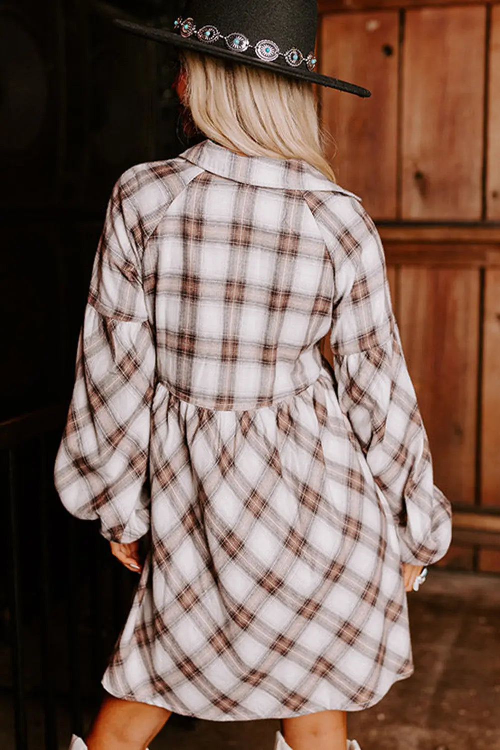Plaid Shirt Dress Florida Girl Fashion Boutique
