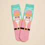 Christmas Fuzzy Socks Assorted Pack of 4 Frem