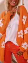 Floral Knit Cardigan Florida Girl Fashion Boutique