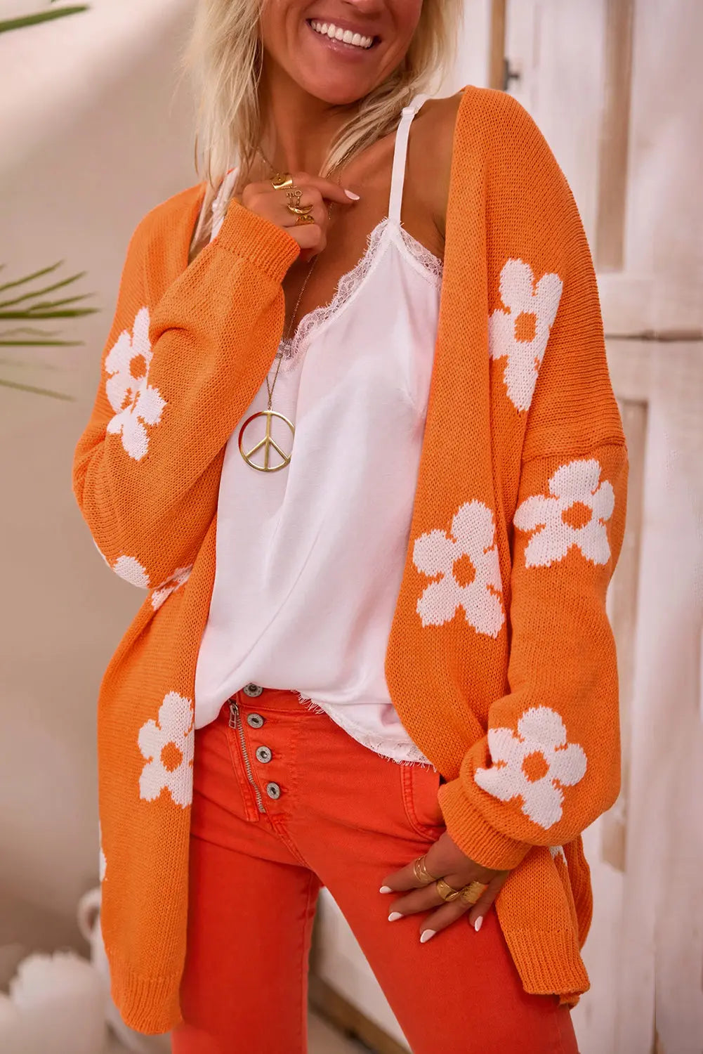 Floral Knit Cardigan Florida Girl Fashion Boutique