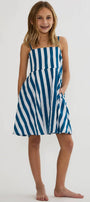 Beach Riot Little Rianne Mini Dress Twilight Tides Stripes