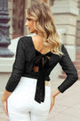 Metallic Bowknot Top Florida Girl Fashion Boutique