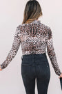 Brown Leopard Mesh Bodysuit Florida Girl Fashion Boutique