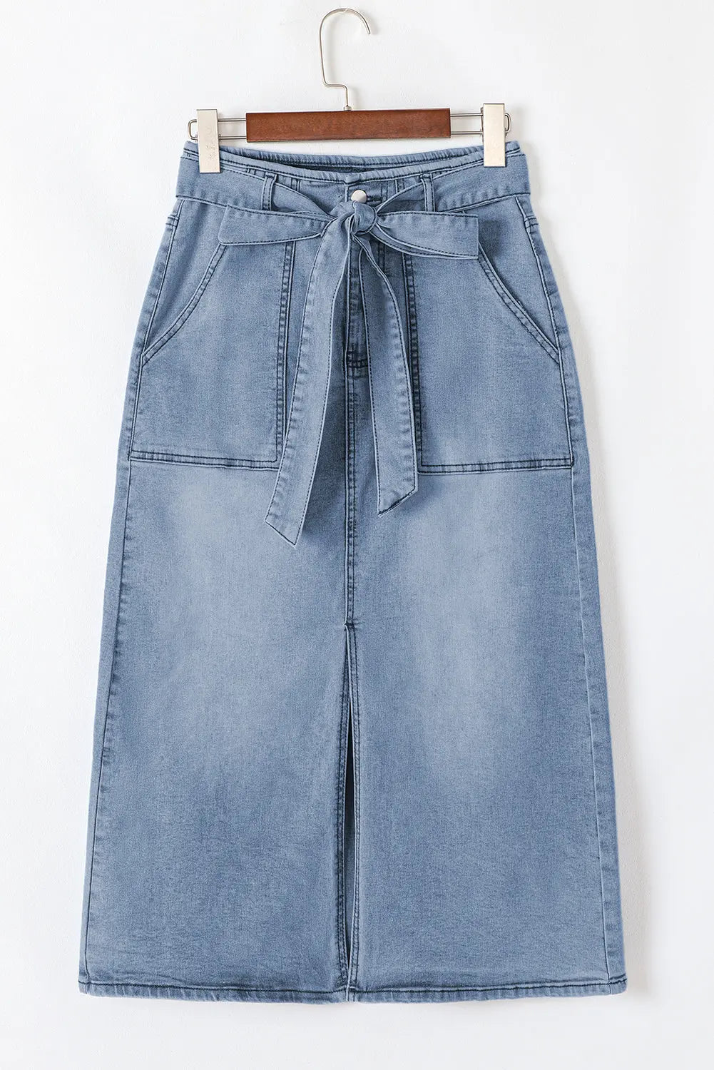 Belted Denim Skirt Florida Girl Fashion Boutique