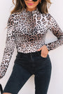 Brown Leopard Mesh Bodysuit Florida Girl Fashion Boutique