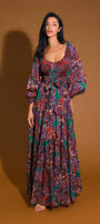 Paisley Maxi Dress FLYING TOMATO