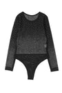 Black Rhinestone Mesh Bodysuit Florida Girl Fashion Boutique