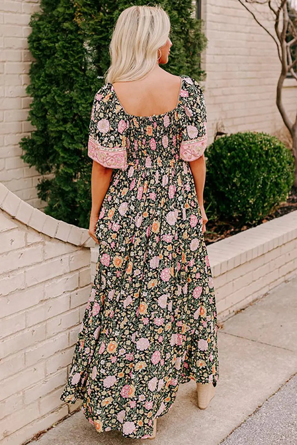 Boho Floral Patchwork Maxi Florida Girl Fashion Boutique