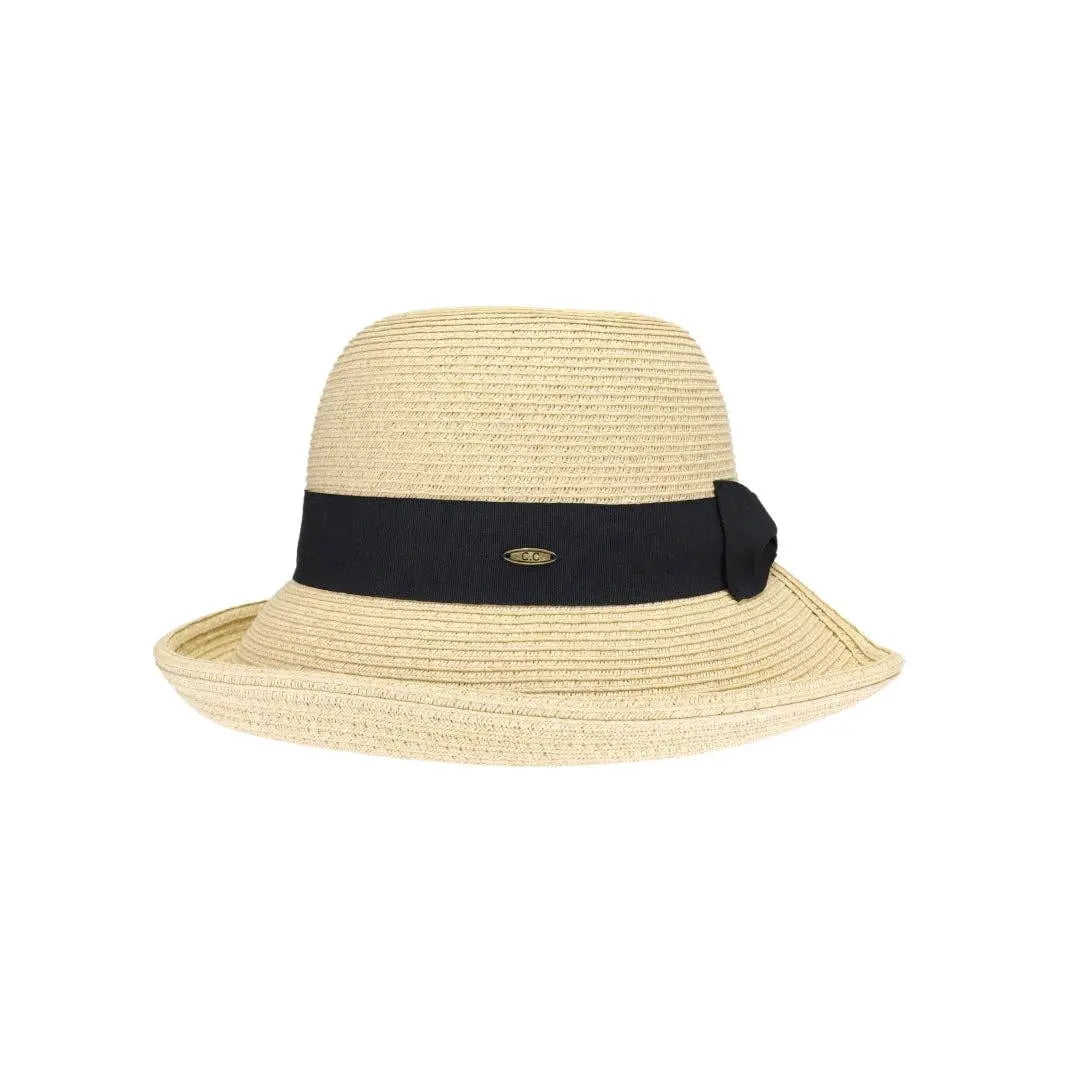 Bow Adorned Cloche Bucket Sunhat C.C Beanie