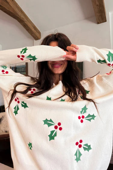 Beach Riot Callie Sweater Frosted Holly