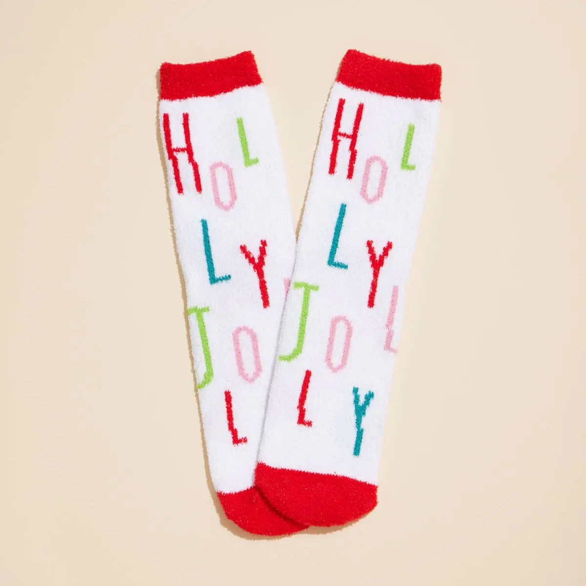 Christmas Fuzzy Socks Assorted Pack of 4 Frem