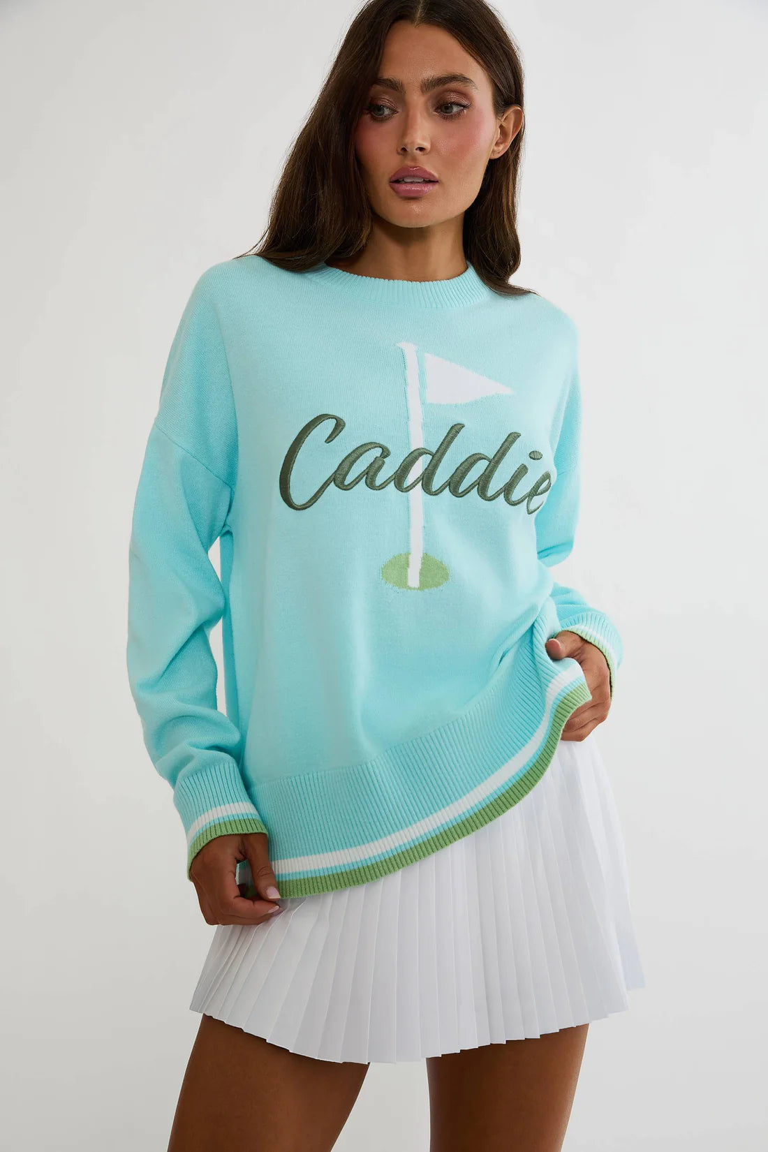Beach Riot Callie Sweater Misty Morning