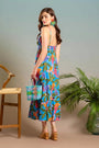 Blue Tropical Maxi Florida Girl Fashion Boutique
