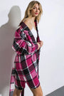 A plaid midi jacket-IJ10159 FLYING TOMATO