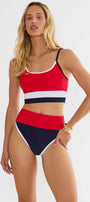 Beach Riot Eva Top Twilight Firework Colorblock