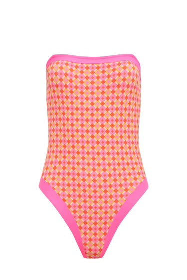 Beach Riot Ambrose One Piece Citrus Tile