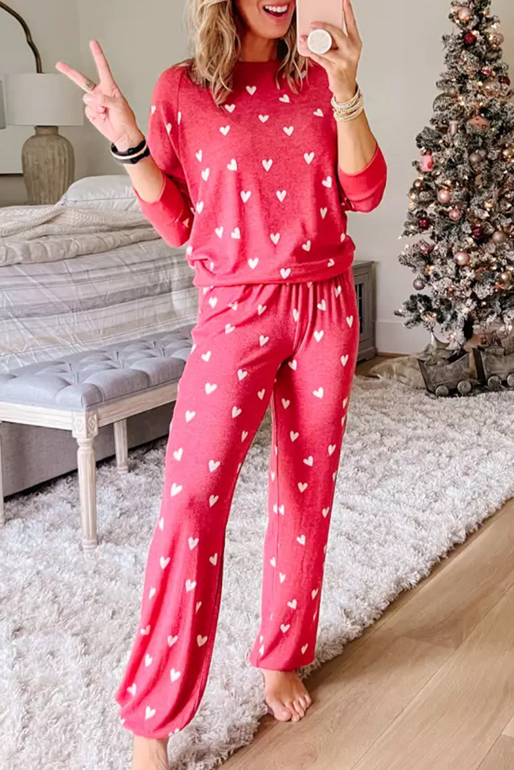 Little Heart Pajama Set Florida Girl Fashion Boutique