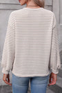 Khaki Stripe Long Sleeve Florida Girl Fashion Boutique
