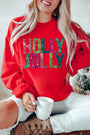 "Holly Jolly" Crew Sweatshirt Florida Girl Fashion Boutique