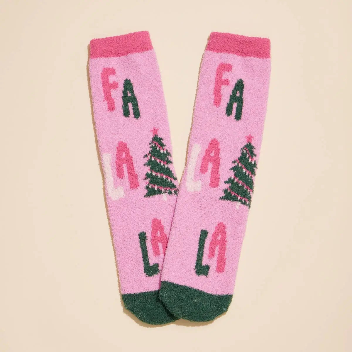 Christmas Fuzzy Socks Assorted Pack of 4 Frem