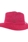Knit Sequin Adorned Panama Hat C.C Beanie