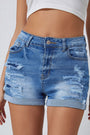 Vintage Distressed High Waist Shorts Florida Girl Fashion Boutique