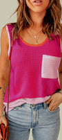 Colorblock Pocket Tank Florida Girl Fashion Boutique