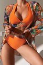 Orange 3 Piece Bikini Florida Girl Fashion Boutique