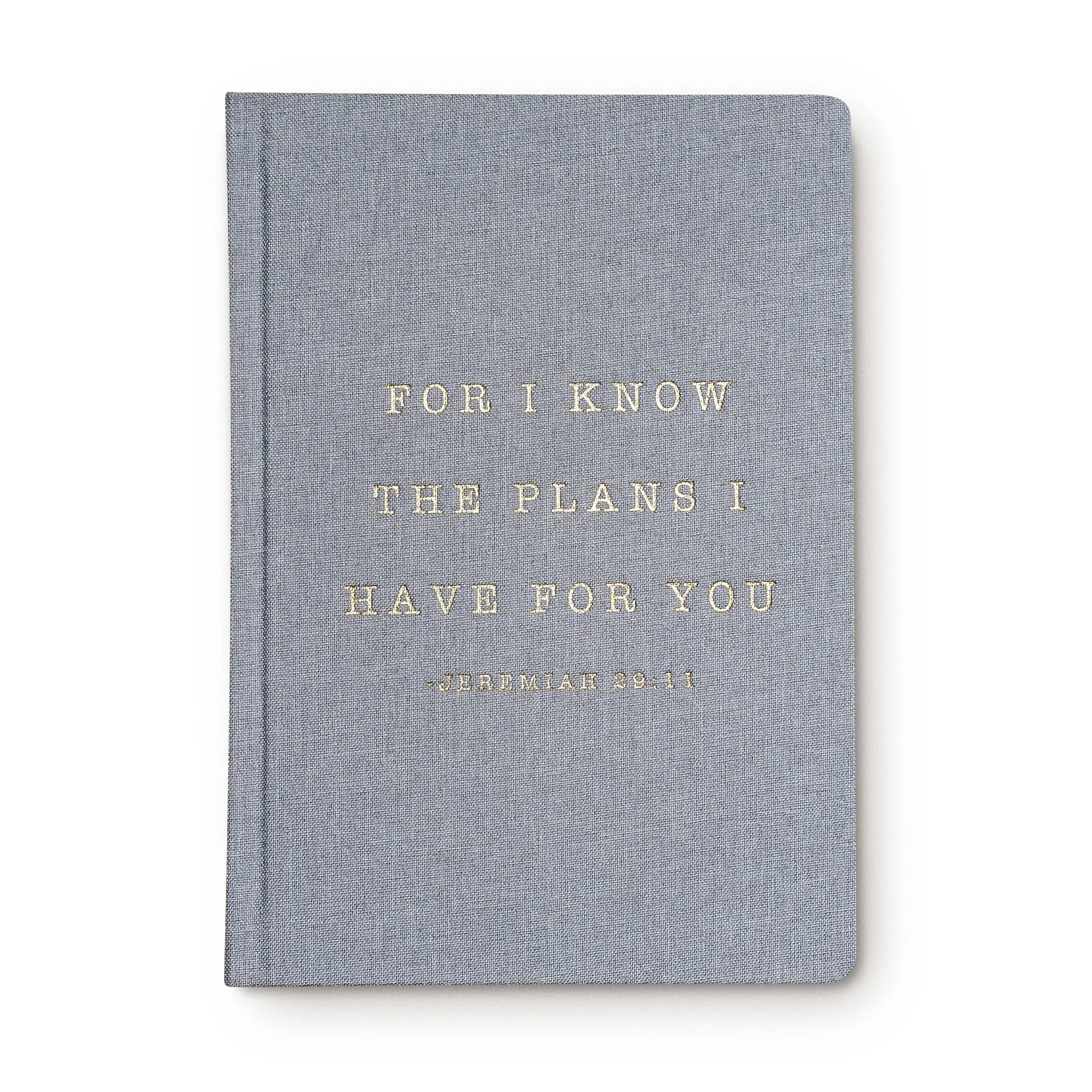 For I Know The Plans Fabric Journal Sweet Water Decor
