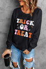 "Trick or Treat" Graphic Sweatshirt Florida Girl Fashion Boutique
