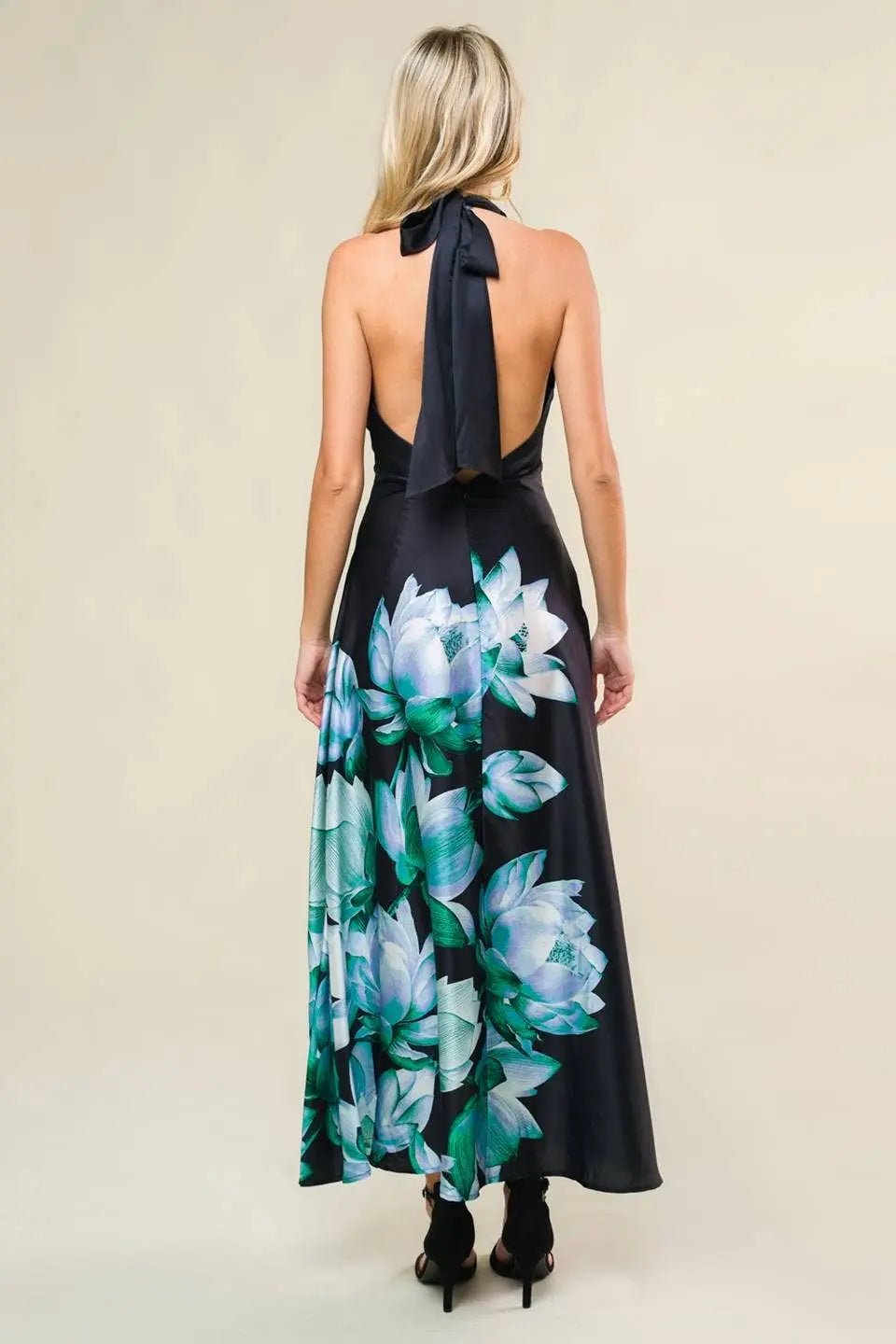 Teal Floral Party Dress Florida Girl Fashion Boutique