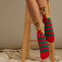 Christmas Fuzzy Socks Assorted Pack of 4 Frem