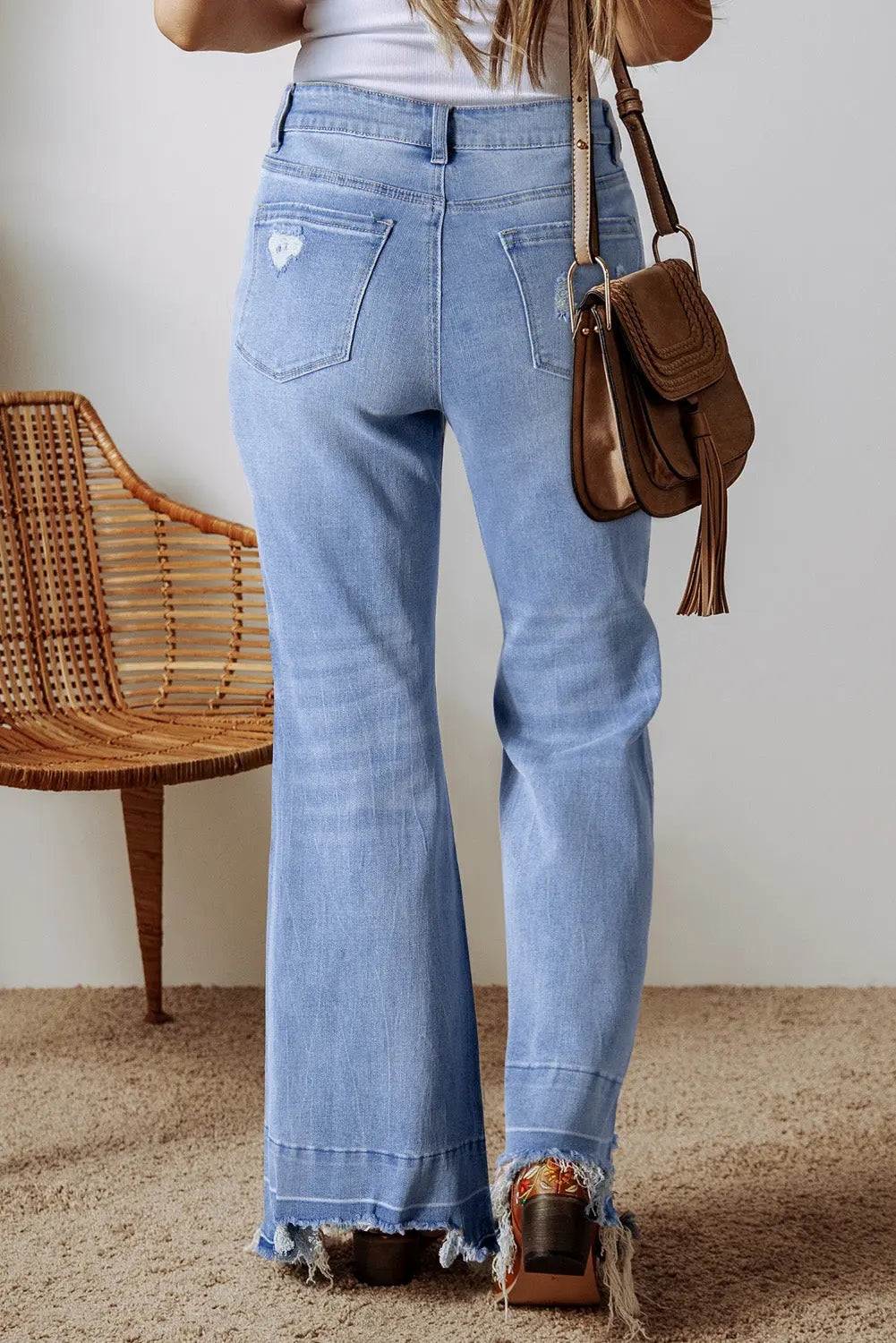 Ashleigh Acid Wash Flare Jean Florida Girl Fashion Boutique